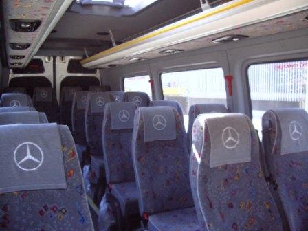 Mercedes Benz Sprinter noma Daugavpilī mikroautobuss 15 16 17 18 20 sēdvietas