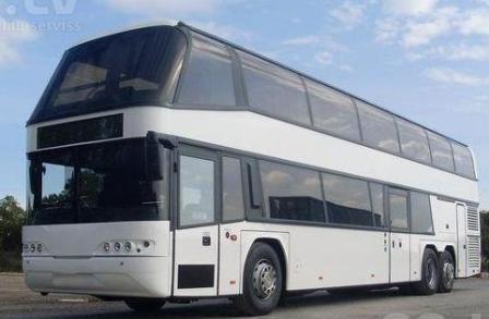 Divstāvu autobusa noma Daugavpilī 67 69 70 72 75 sēdvietas