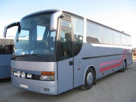 Autobusu noma Daugavpilī Setra 44 49 50 55 sēdvietas 