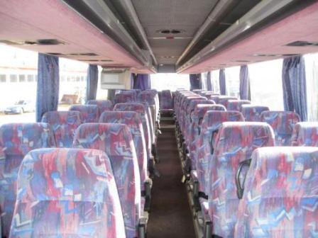 Autobusu noma Daugavpilī Setra 44 49 50 55 sēdvietas