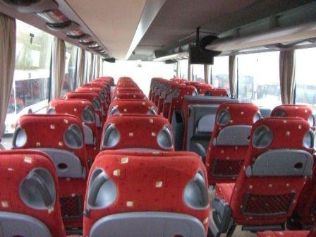 Autobusu noma Daugavpilī 44 49 50 55 sēdvietas